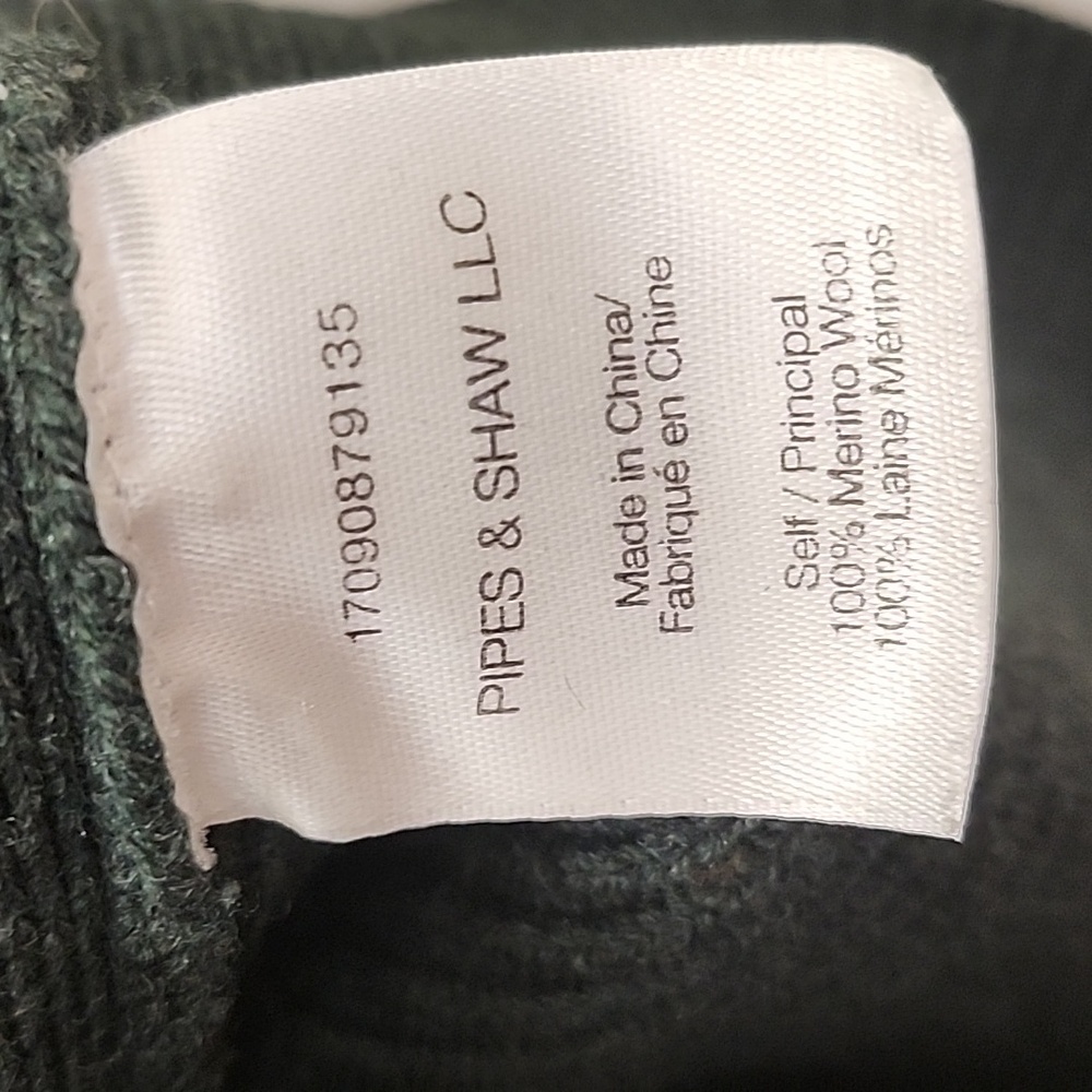 Veronica Beard Kelly Green 100% Wool Sweater Button Shoulder Raglan Dark Sz S - Picture 16 of 16